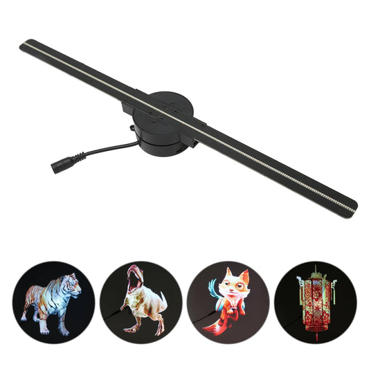 3D Hologram Projector Fan – 224 LED WiFi Display for Advertising & Home Decor
